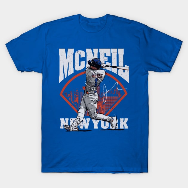 Jeff McNeil New York M Field T-Shirt by Jesse Gorrell